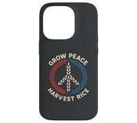 Grow Peace Harvest Rice Thaïlande Cambodge Border Conflit Coque pour iPhone 14 Pro