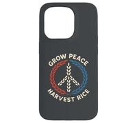Grow Peace Harvest Rice Thaïlande Cambodge Border Conflit Coque pour iPhone 15 Pro