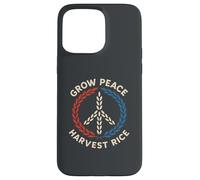 Grow Peace Harvest Rice Thaïlande Cambodge Border Conflit Coque pour iPhone 15 Pro Max
