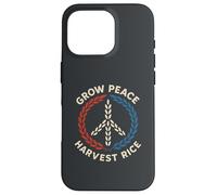 Grow Peace Harvest Rice Thaïlande Cambodge Border Conflit Coque pour iPhone 16 Pro