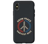 Grow Peace Harvest Rice Thaïlande Cambodge Border Conflit Coque pour iPhone X/XS