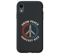 Grow Peace Harvest Rice Thaïlande Cambodge Border Conflit Coque pour iPhone XR