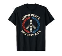 Grow Peace Harvest Rice Thaïlande Cambodge Border Conflit T-Shirt