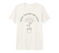 Grow Toward The Light Plant Botanique T-Shirt Haut de Gamme