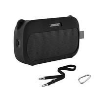 Growalleter Coque en silicone pour Bose SoundLink Flex (2e génération), SoundLink Flex 2, coque de protection en caoutchouc souple compatible avec Bose SoundLink Flex (2e génération) (noir)