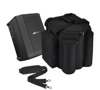 Growalleter S1 Pro Sac pour haut-parleur Bluetooth unisexe en polyester avec fermeture éclair et bandoulière Noir 27 x 31 x 34 cm, Noir , Décontracté