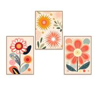 GrowArt - lot de 3 affiches de style bohème au format A3 sans cadre | impression de haute qualité | décoration murale aux couleurs douces | motifs disponibles uniquement chez nous |