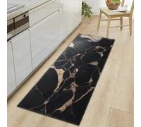GROWBY Tapis de Cuisine en marbre paillasson d'entrée Maison Salon Sol Tapis de Pied antidérapant Salle de Bain Couloir Chambre décoration Tapis, ODF231113,7,80CMX120CM