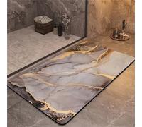 GROWBY Tapis de Salle de Bain Tapis de Bain de Douche antidérapant Super Absorbant Tapis de Sol à séchage Rapide Tapis de Toilette Tapis de paillasson Lavable, 9,40 cm x 60 cm