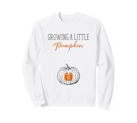 Growing A Little Pumpkin Fall Grossesse Thanksgiving Automne Sweatshirt