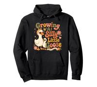 Growing A Silly Little Goose Annonce de Grossesse Amusante Sweat à Capuche