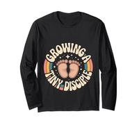 Growing A Tiny Disciple Foi chrétienne de la Grossesse - Manche Longue