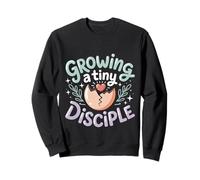 Growing A Tiny Disciple Foi chrétienne de la Grossesse - Sweatshirt