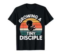 Growing A Tiny Disciple Foi chrétienne de la Grossesse - T-Shirt