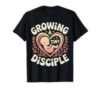 Growing A Tiny Disciple Foi chrétienne de la Grossesse - T-Shirt
