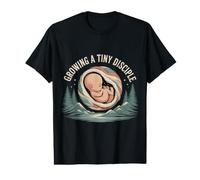 Growing A Tiny Disciple Foi chrétienne de la Grossesse |- T-Shirt Graphique avec Valeur