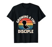 Growing A Tiny Disciple Foi chrétienne sur la Grossesse - T-Shirt