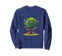 Growing Little Minds : Arbre éducatif pour Enfants Sweatshirt, Unisexe pour Adultes, Bleu Marine, XXL