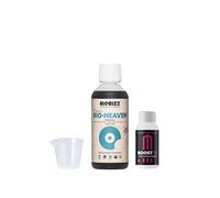 GROWMANIA Bio Heaven de BioBizz + Probe Boost Up de Up Nutrients + Verre doseur | Stimulateur de vitalité organique pour plantes | Petits jardins et pots de fleurs
