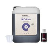 GROWMANIA Bio Up de BioBizz 5 l + échantillon Boost Up Nutrients + Verre doseur | Solution pH pour grands jardins | Assure une croissance optimale et la santé des plantes