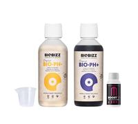 Growmania Biobizz ph + 250 ml + up Nutrients Boost | Superpack pH Up and Down and Boost | Engrais pour plantes Culture Indoor