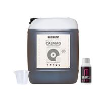 GROWMANIA Cal Mag de BioBizz 10L + Probe Boost Up de Up Nutrients + Verre doseur | Solution avancée pour l'agriculture à grande échelle | Renforce et nourrit les cultures extensives