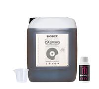 GROWMANIA Cal Mag de BioBizz 5 l + échantillon Boost Up Nutriments + Verre doseur | Complément nutritionnel pour grands jardins | Favorise une croissance robuste et une floraison abondante