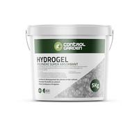 GROWMANIA.ES Control Garden Hydrogel Rétention d'eau pour plantes et cultures 5 kg Eau solide pour irrigation intérieure et extérieure Polymère super absorbant Rétention de pluie jusqu'à 1500 l