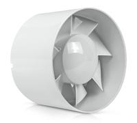 GROWMANIA Extracteur d'air en ligne pour tuyau d'armoire de culture 100 mm | Extracteur d'odeurs avec débit d'air 102 m³/h | Air frais serre | Moteur silencieux