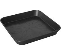 GROWMANIA Lot de 5 assiettes carrées pour pots de fleurs 11 litres 25 x 25 cm