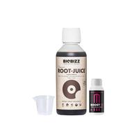 GROWMANIA Root Juice de BioBizz 250 ml + échantillon Boost Up Nutrients + Doseur | Stimulateur de racines biologiques | Pour jeunes plantes et graines