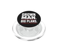 Grown Man Big Plans Wife Humour Mariage Blague Mari PopSockets PopGrip pour MagSafe