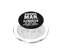 Grown Man Big Plans Wife Humour Mariage Blague Mari PopSockets PopGrip pour MagSafe
