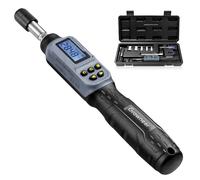 GROWNEER Tournevis dynamométrique numérique, 2,66-53,1 In-lbs/0,3-6 Nm, tournevis dynamométrique Drive Inch Pound 1/4" avec avertisseur sonore et affichage LED, clé dynamométrique 27 en 1