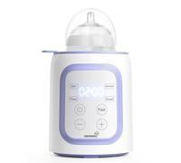 GROWNSY Chauffe-biberon 8 en 1 pour lait maternel ou préparation, contrôle intelligent de la température et arrêt automatique, essentiel pour nouveau-né - Violet
