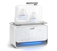 GROWNSY Growsny Fast Chauffe-biberons 12 en 1 avec modes de chauffage à vapeur et bain-marie pour lait maternel et formule, chauffage des aliments, décongélation, stérilisation et hervi