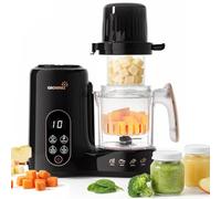 Grownsy Robot Cuiseur Bébé 6-en-1 Avec Double Panier Vapeur