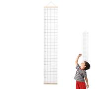 Growth Chart Wall, Kids Height Ruler, Baby Measuring Charts, Toddler Growths Tracker, 7.87x47.24 Inches, Easy to Install, Store, and Transport for Long Term Use in Any Home Setting