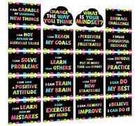 Growth Mindset Poster Tableau d'affichage Confettis Positifs Accents Quel est votre état d'esprit pour la décoration de salle de classe