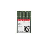 Groz-Beckert Lot de 10 aiguilles à coudre 134 avec piston rond et pointe ogive pour machines à coudre industrielles (Nm. 100/16)
