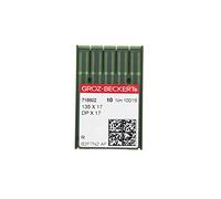 GROZ-BECKERT Lot de 10 aiguilles de couture à tête et pointe rondes 135 x 17 pour machines à coudre industrielles, Nm. 100/16