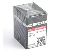 GROZ-BECKERT Lot de 100 aiguilles Groz Beckert FFG/SES DBXK5 pour machine à coudre industrielle compatibles avec Tajima Barudan SWF (9 (65))