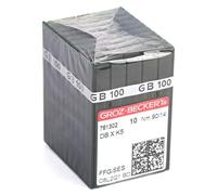 GROZ-BECKERT Lot de 100 aiguilles Groz Beckert FFG/SES DBXK5 pour machine à coudre industrielle compatibles avec Tajima Barudan SWF (14 (90))
