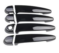 Grozzy Garniture de couvercle poignée porte Poignée de porte extérieure voiture pour BMW E87 E90 E91 E92 E93 F30 X1 X2 X3 X4 X6 ABS Carbone