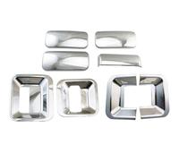 Grozzy Garniture de couvercle poignée porte Pour Transit pour Tourneo MK6 MK7 2007-2013 Accessoire de voiture Poignée porte Couvre-bol Garniture Style Pâte(Handle and bowl)