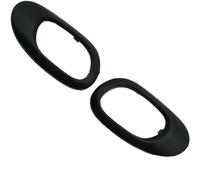 Grozzy Poignée de porte intérieure Cadre de poignée porte intérieure voiture, accessoires moulage garniture(1pair)