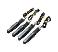 Grozzy Remplacement des clignotants moto Accessoires de pour moto pour clignotant d'eau courante en un mot, lumière flux chapiteau pour Signal, 1/2/4 pièces(4PCS)