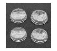 Grozzy Remplacement des clignotants moto Couvercle d'objectif de pour Moto jaune clair ABS, clignotant pour indicateur pour Signal pour lumière pour pour ombre 2 pièces/4 pièces(Clear,4 pcs)