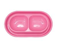 GRPET Anti-Fourmi Gamelle Chat Chaton Chien, Prévenir Les Fourmis, Rosa, M | 950ml, Bol pour Animaux Antifourmi, Avec un fossé rempli d'eau, Résistantes aux fourmis, Double bol pour nourriture et eau
