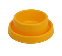GRPET Gamelle anti-fourmi pour chats et chiens, bol pour animaux de compagnie, sans fourmis, jaune M